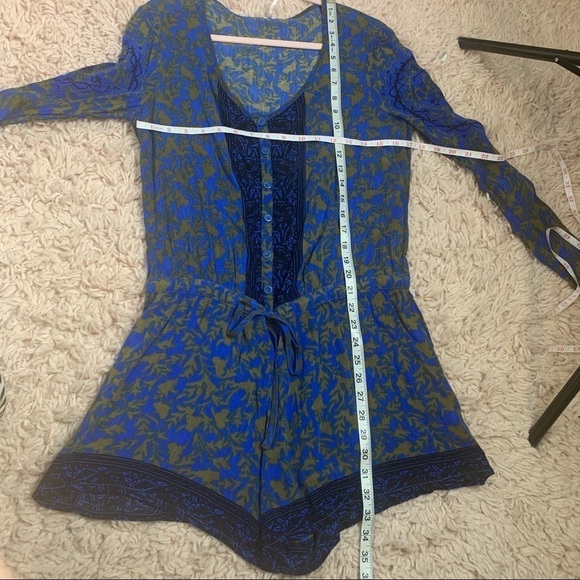 Free People Long Sleeve Resort Romper - Picture 16 of 16